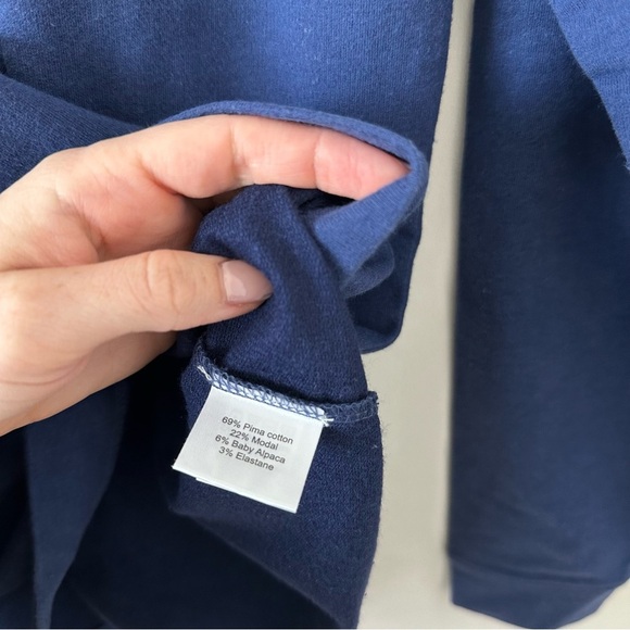 Peter Millar Quarter Zip Mens Small Sweater Sweatshirt Pima Cotton Modal Alpaca - Picture 6 of 14